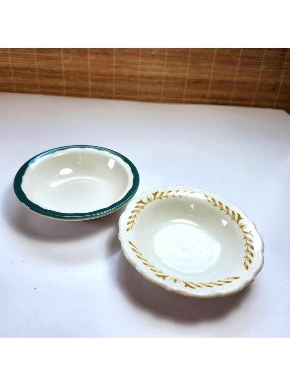 Vintage Syracuse China Canada Bowls Pair Small Size Restaurant Ware